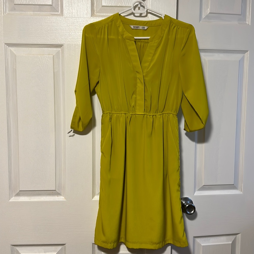 Old Navy yellow dress XSP